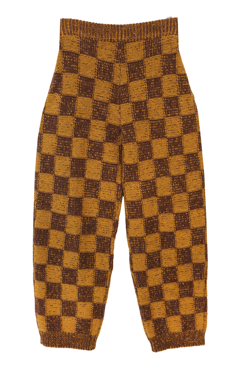 Raven Knit Trouser Chessboard