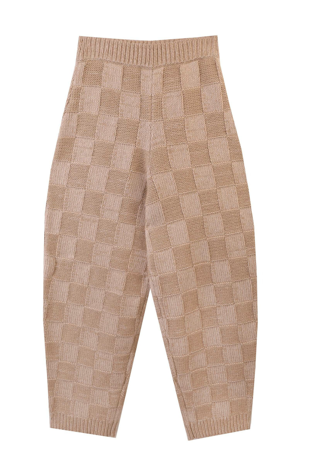 Raven Knit Trouser Chessboard