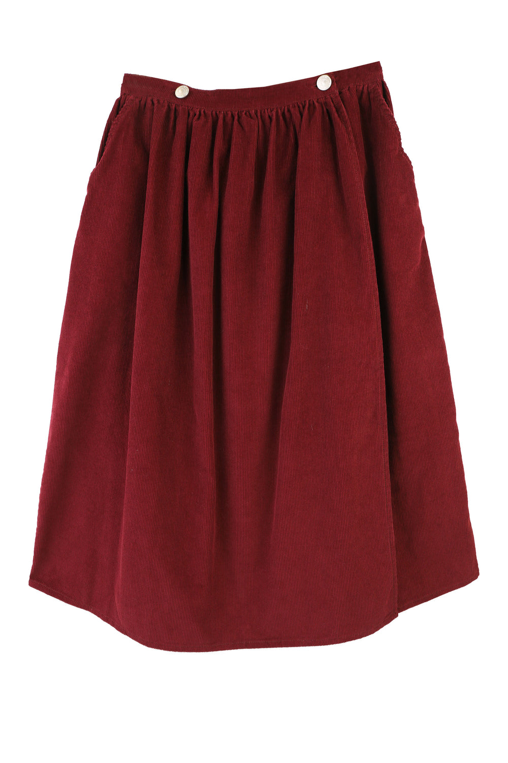 Ross Skirt Burgundy Corduroy – LF MARKEY - Main Image