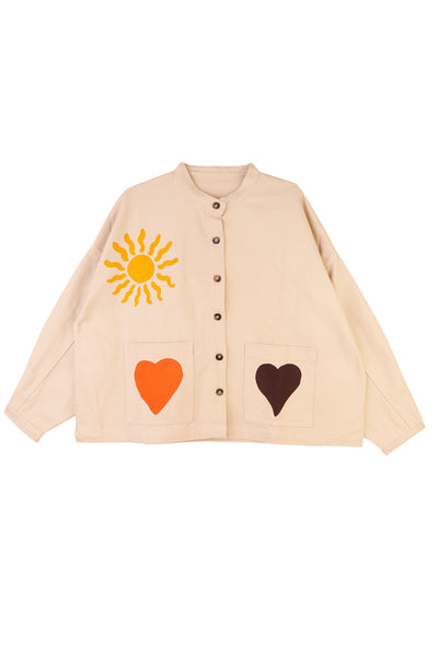 Wide Chore Coat Agora Print – LF MARKEY