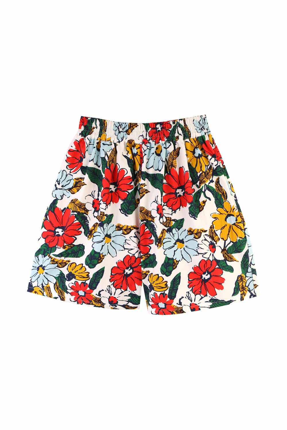Basic Cotton Shorts Cosmos Floral