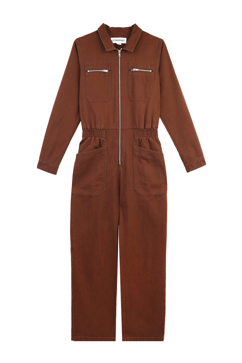 Danny Boilersuit Chocolate Canvas