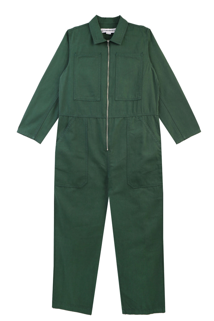 Dominic Boilersuit Forest Green – LF MARKEY