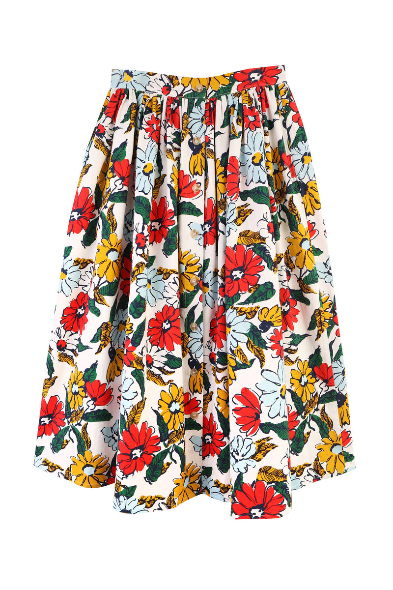 Isaac Skirt Cosmos Floral