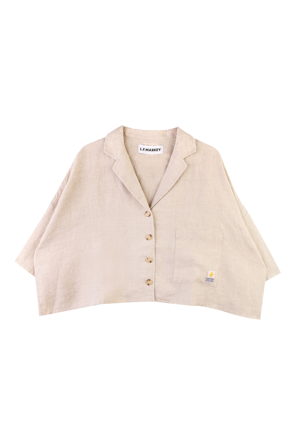 マキシム リネンシャツ クリーム
