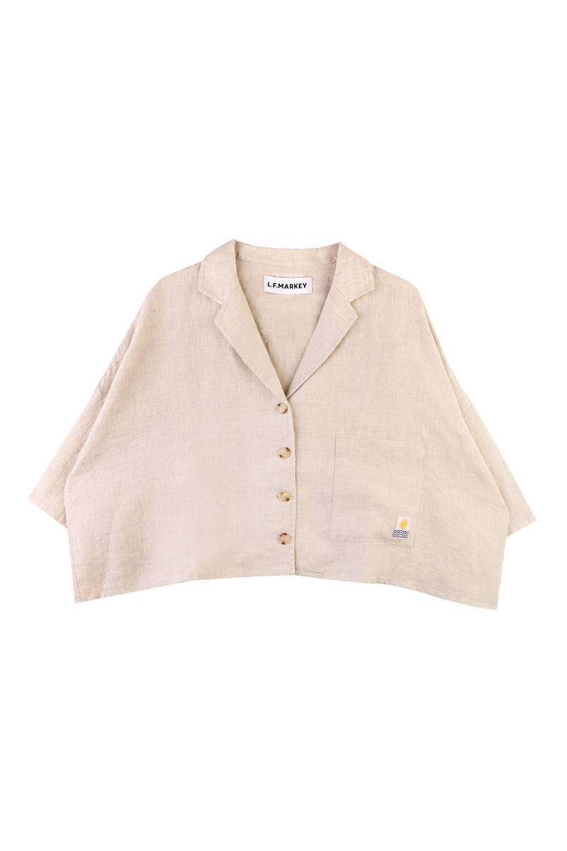 Maxim Linen Shirt Cream