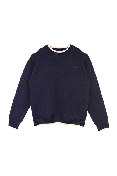 トップス MURRAL ray of light knit sweater (navy) MURRAL ray of light knit sweater (navy)