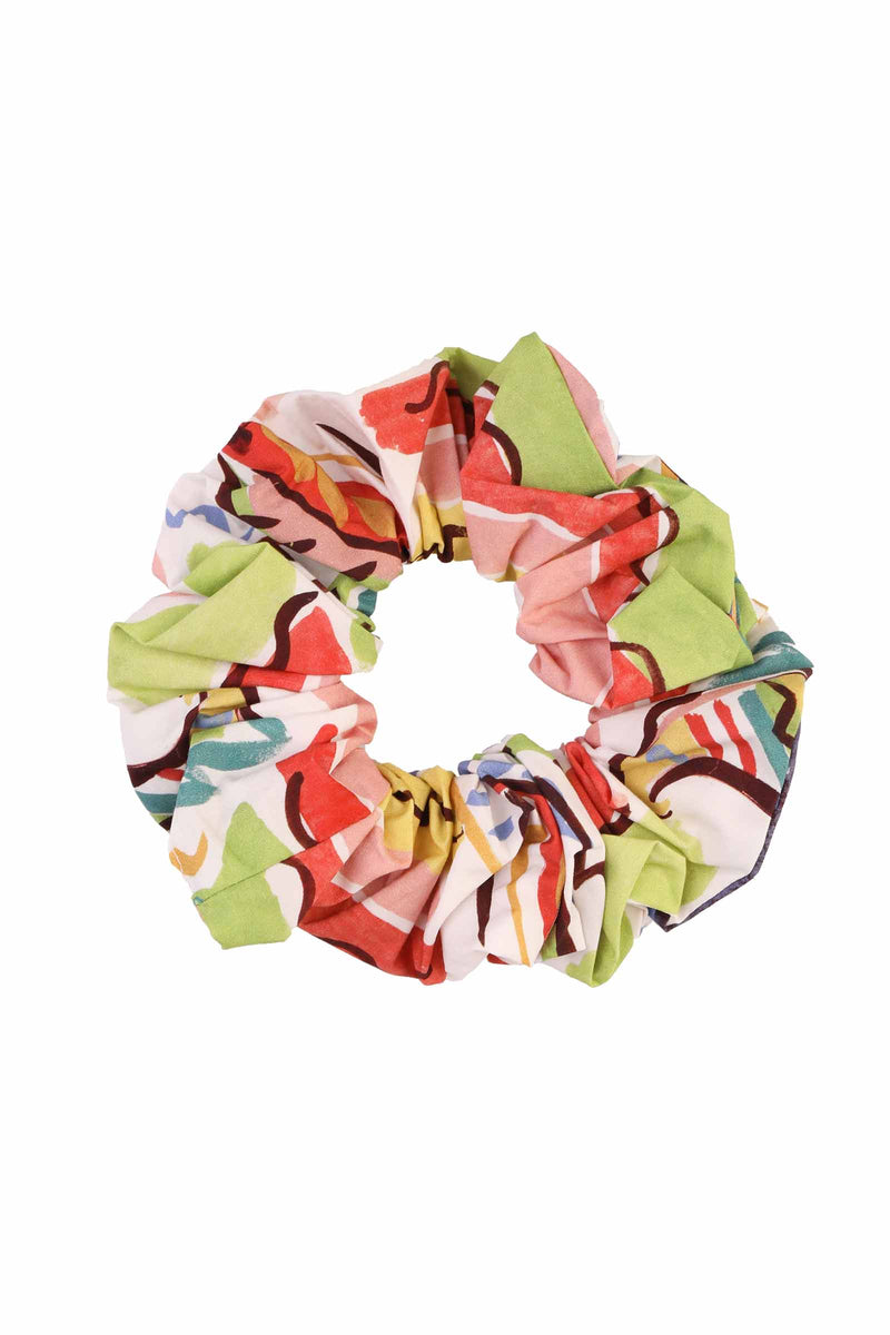 Hair Scrunchie Painted Paisley