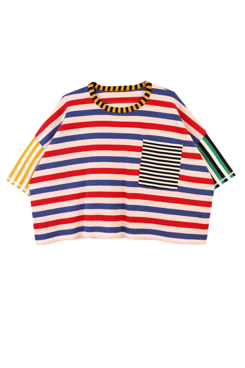 Winston Knit Tee Multi Stripe