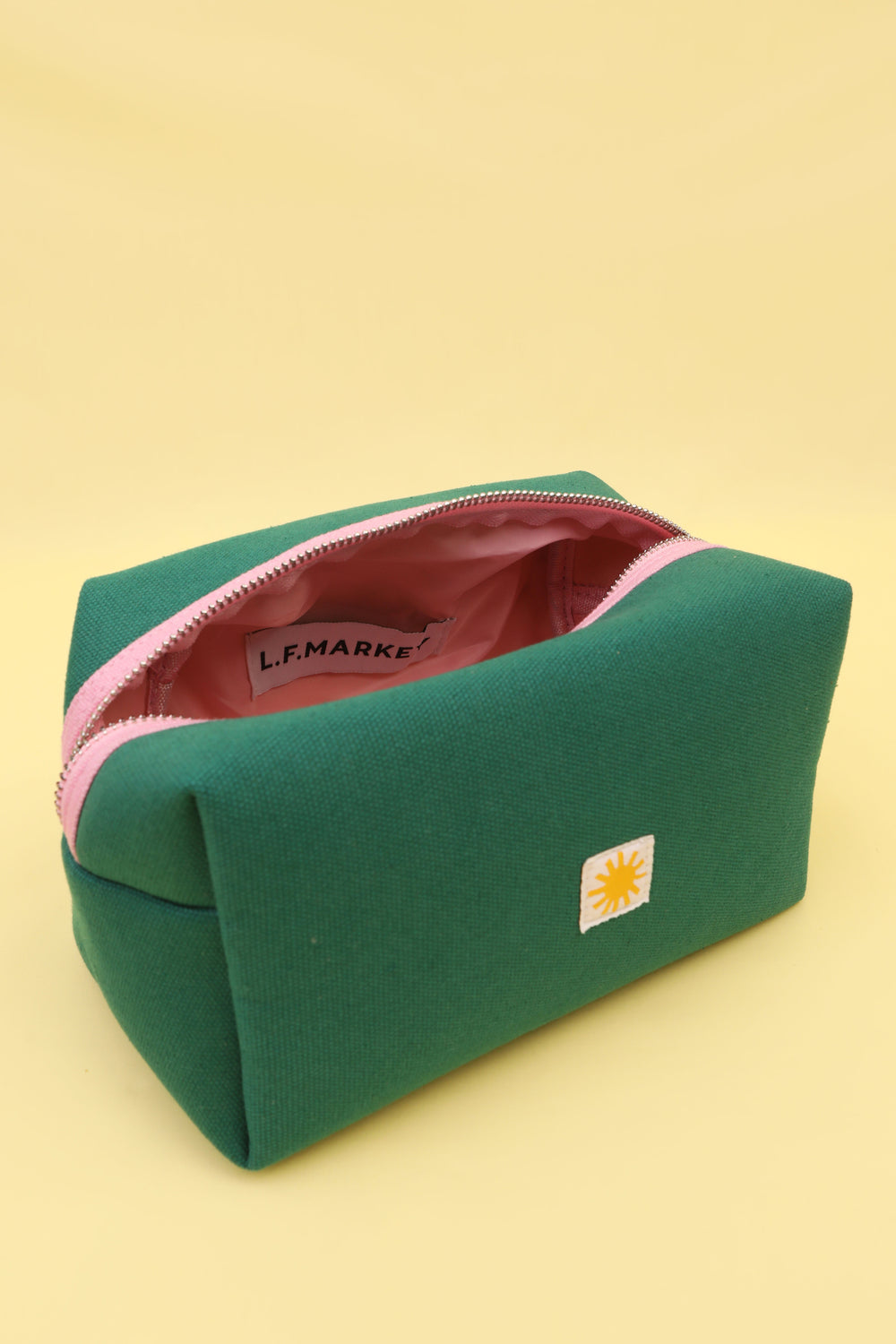 Toiletries Bag Green/Pink