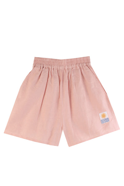 Basic Linen Shorts Petal