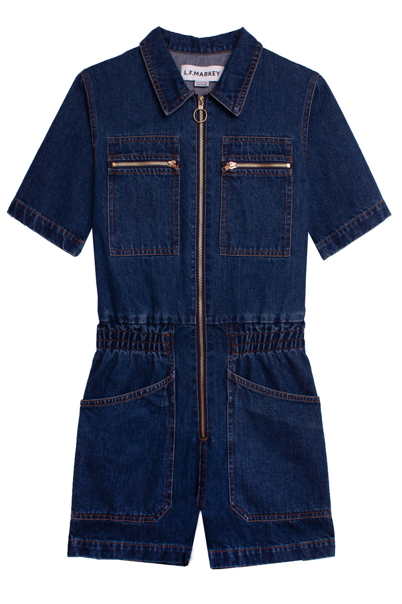 Danny Playsuit Indigo