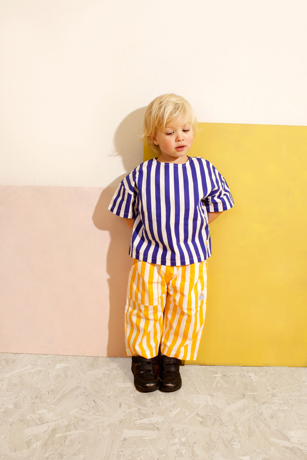Kids Woodlea Trouser Yellow Stripe